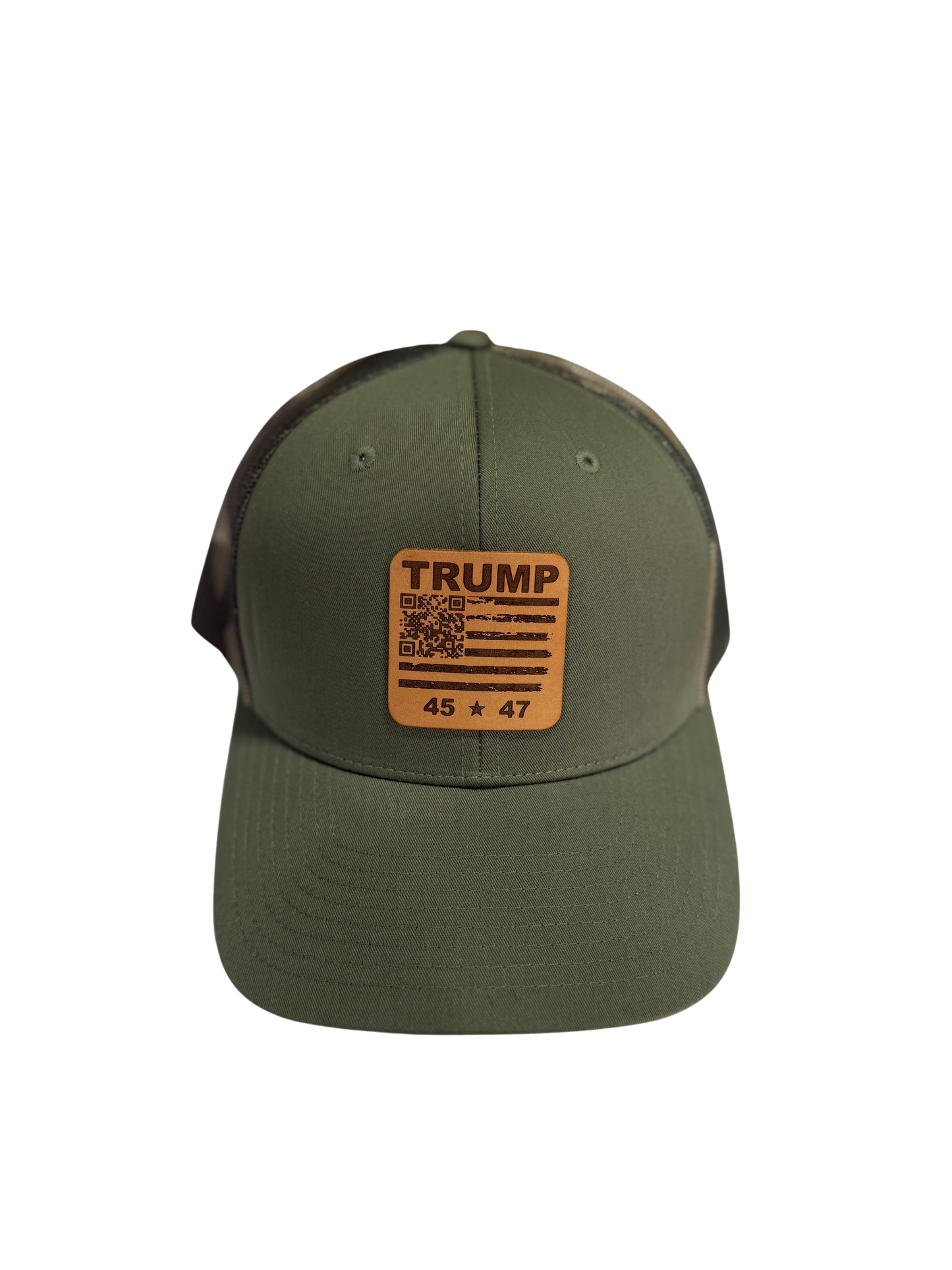 Trump YMCA Troll 45 - 47 Flag QR Hat