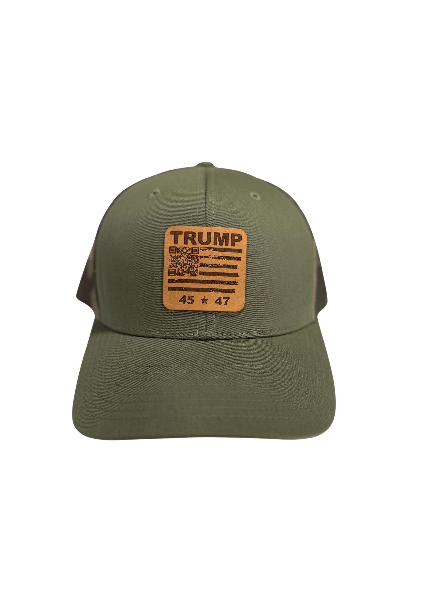 Trump YMCA Troll 45 - 47 Flag QR Hat