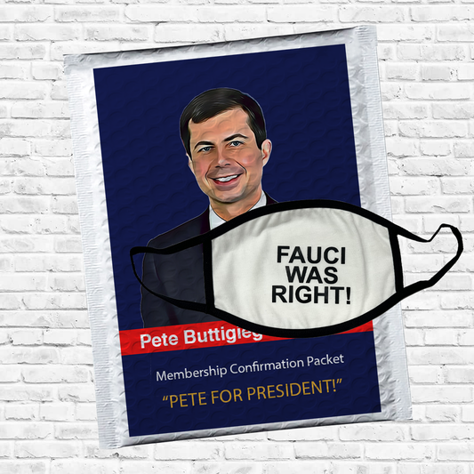 Pete Buttigieg fan Club Donation Prank