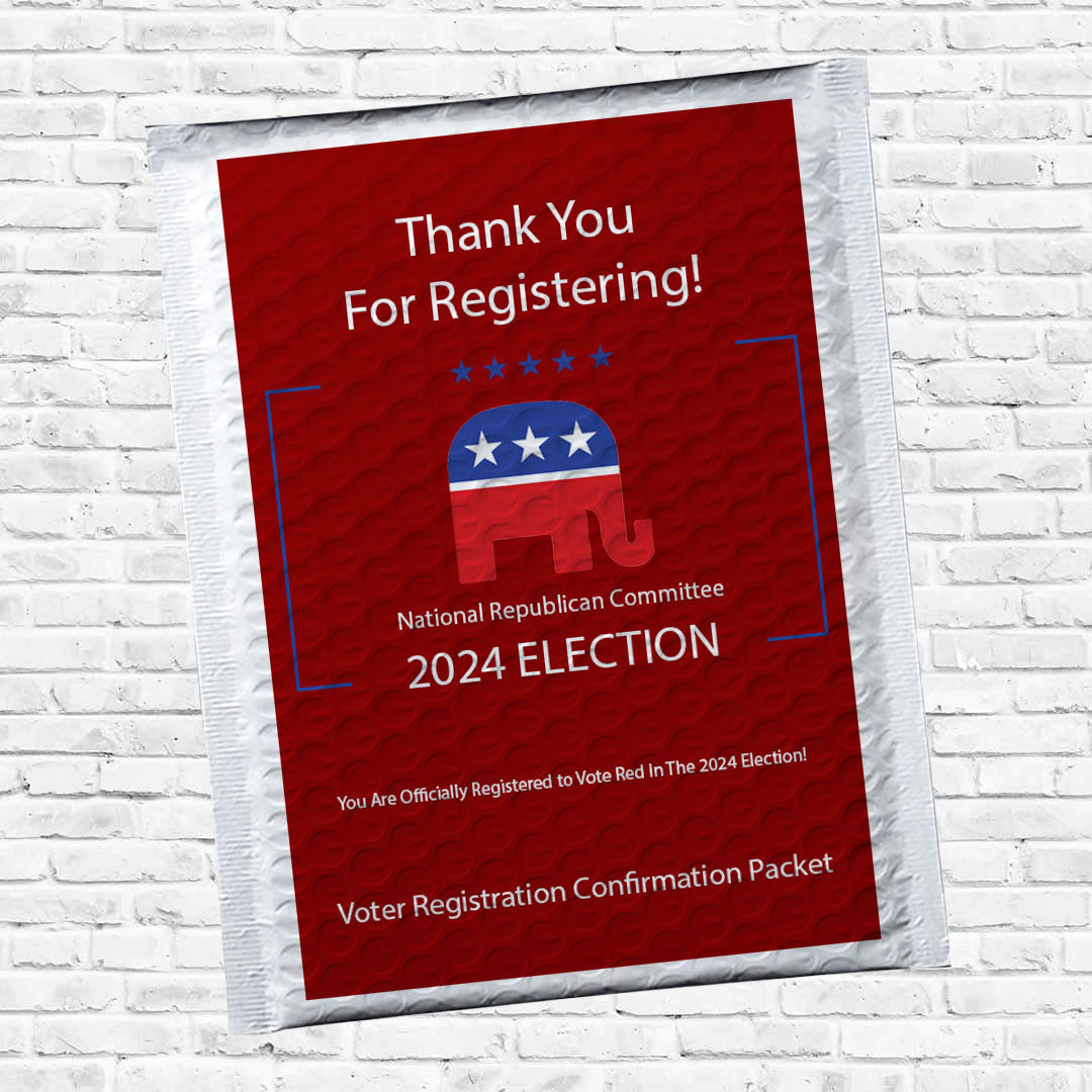 Republican Voter Registration Mail Prank