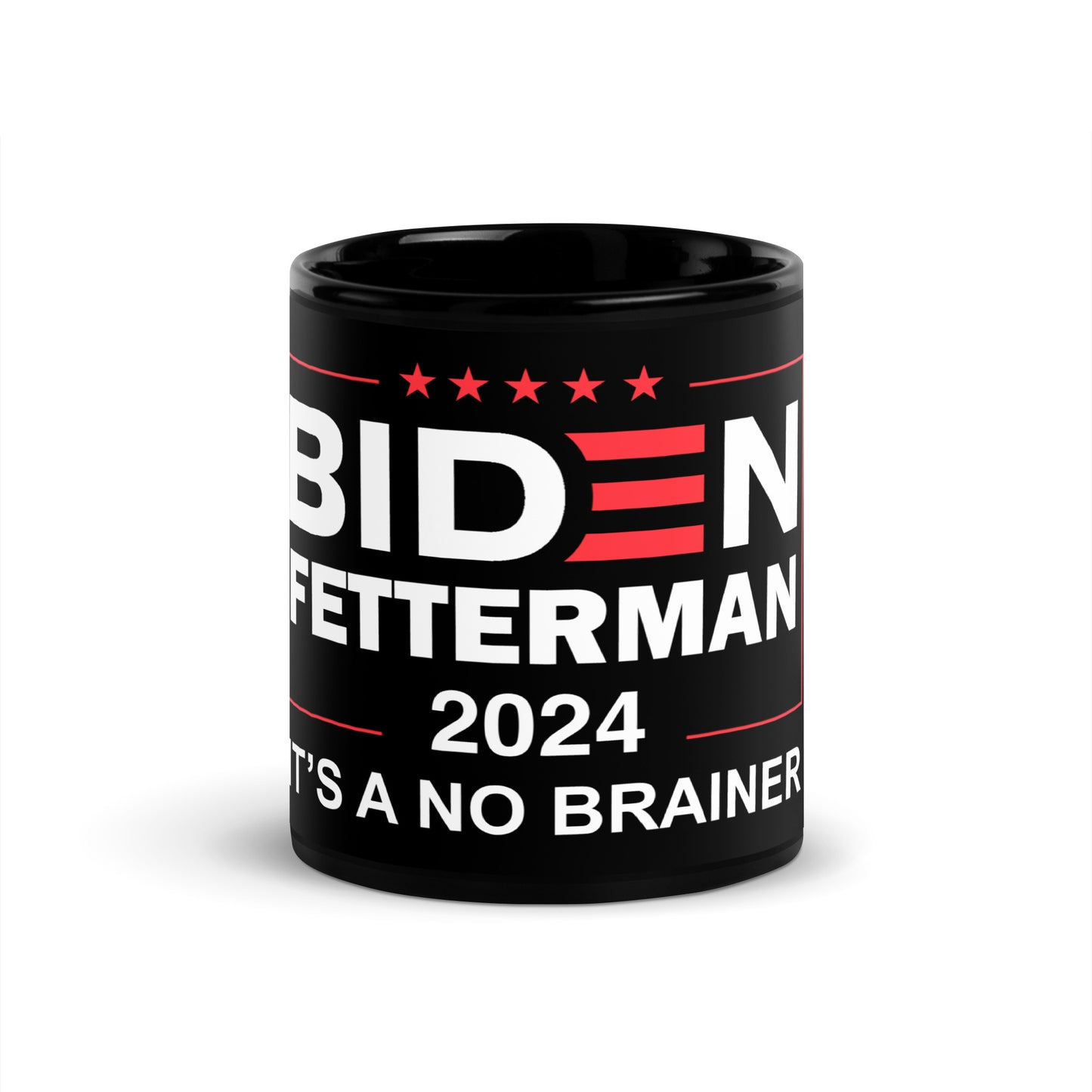 Biden Fetterman 2024 "It's A No Brainer" Coffee Mug