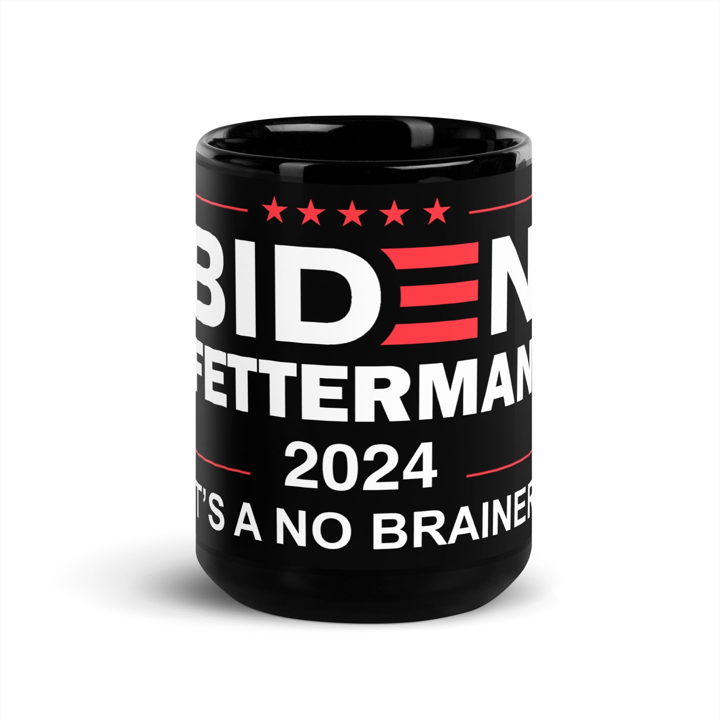 Biden Fetterman 2024 "It's A No Brainer" Coffee Mug