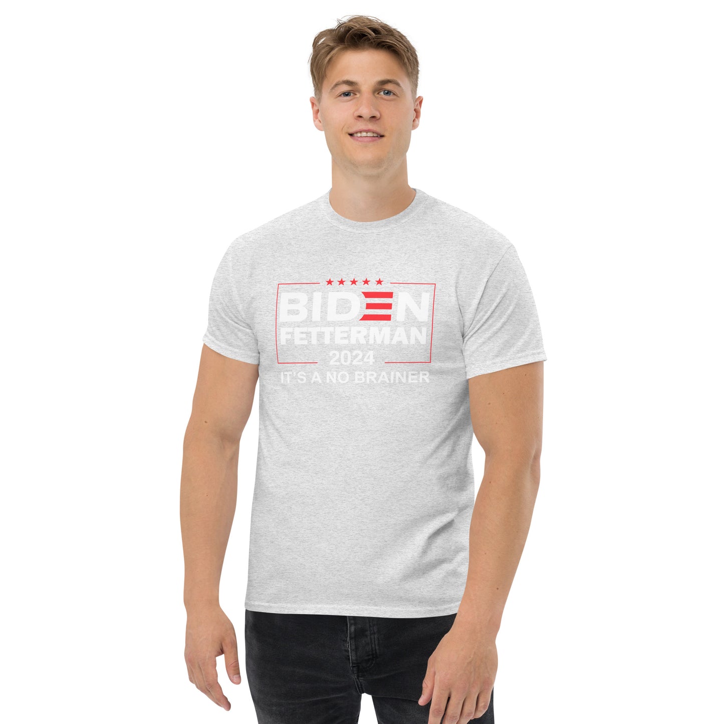 Biden Fetterman 2024 "Its's A No Brainer" T-Shirt