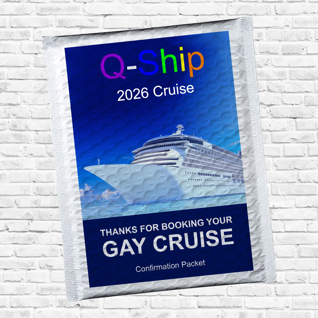 Gay Cruise Confirmation Packet Mail Prank