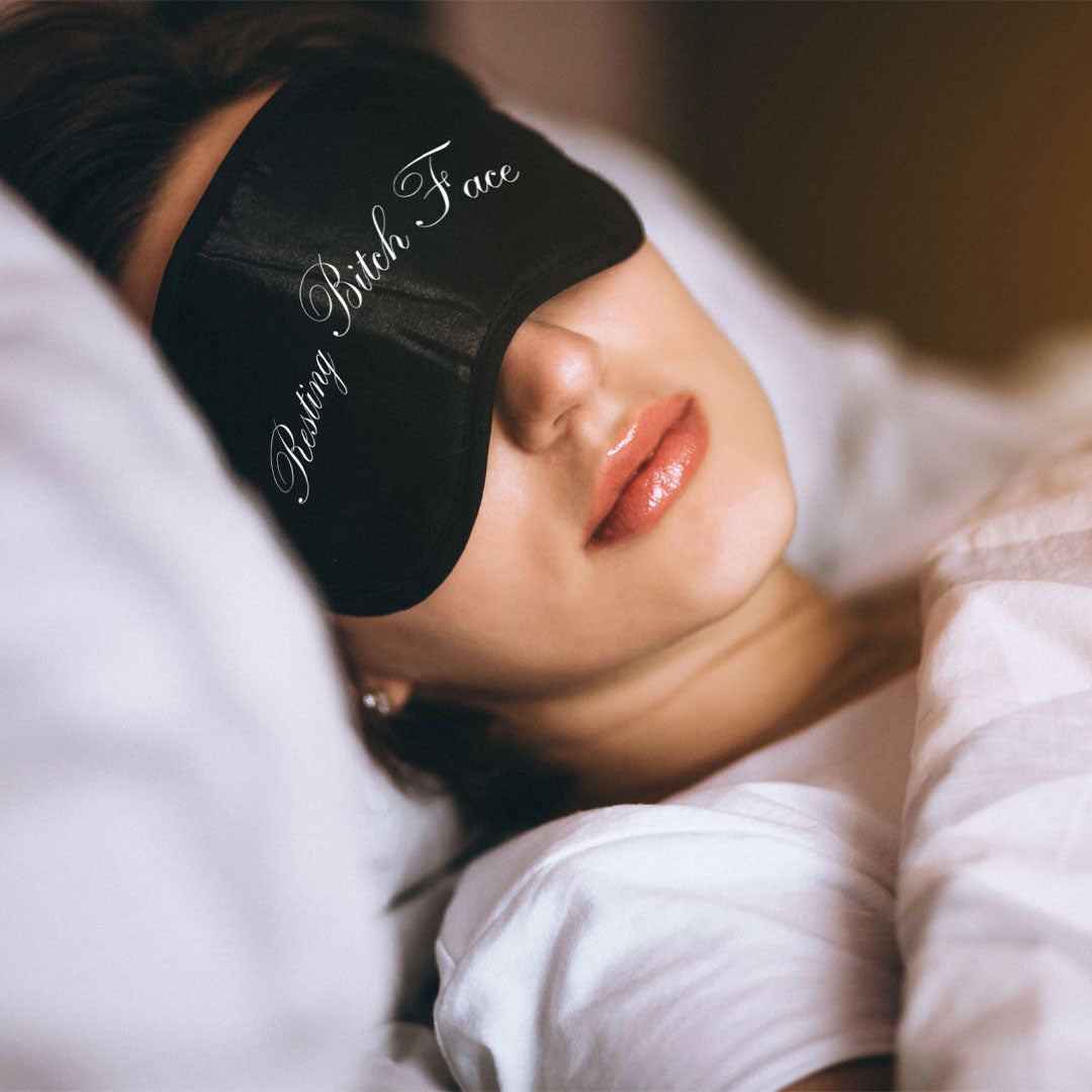 Angry Ang Resting Bitch Face Sleep Mask