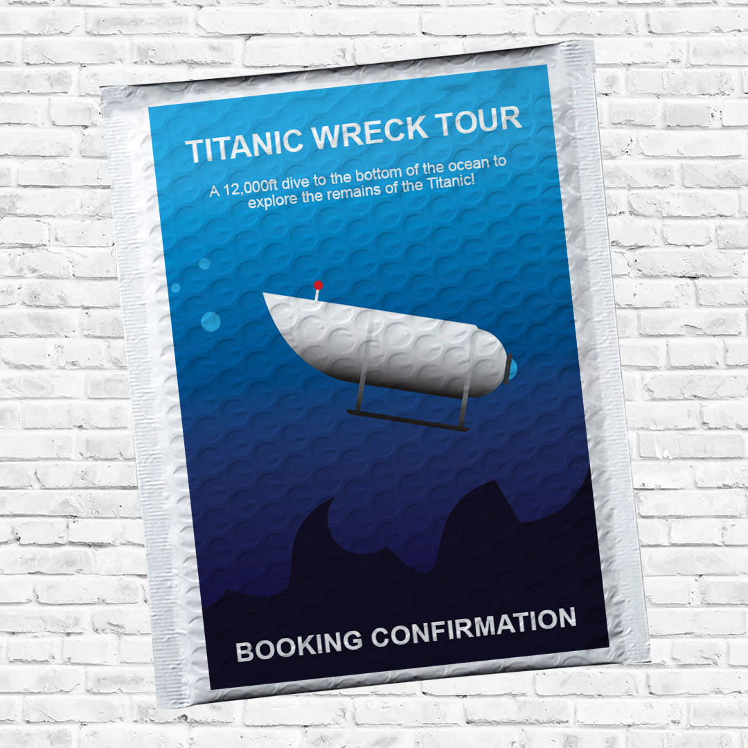 Titanic Wreck Tour Mail Prank