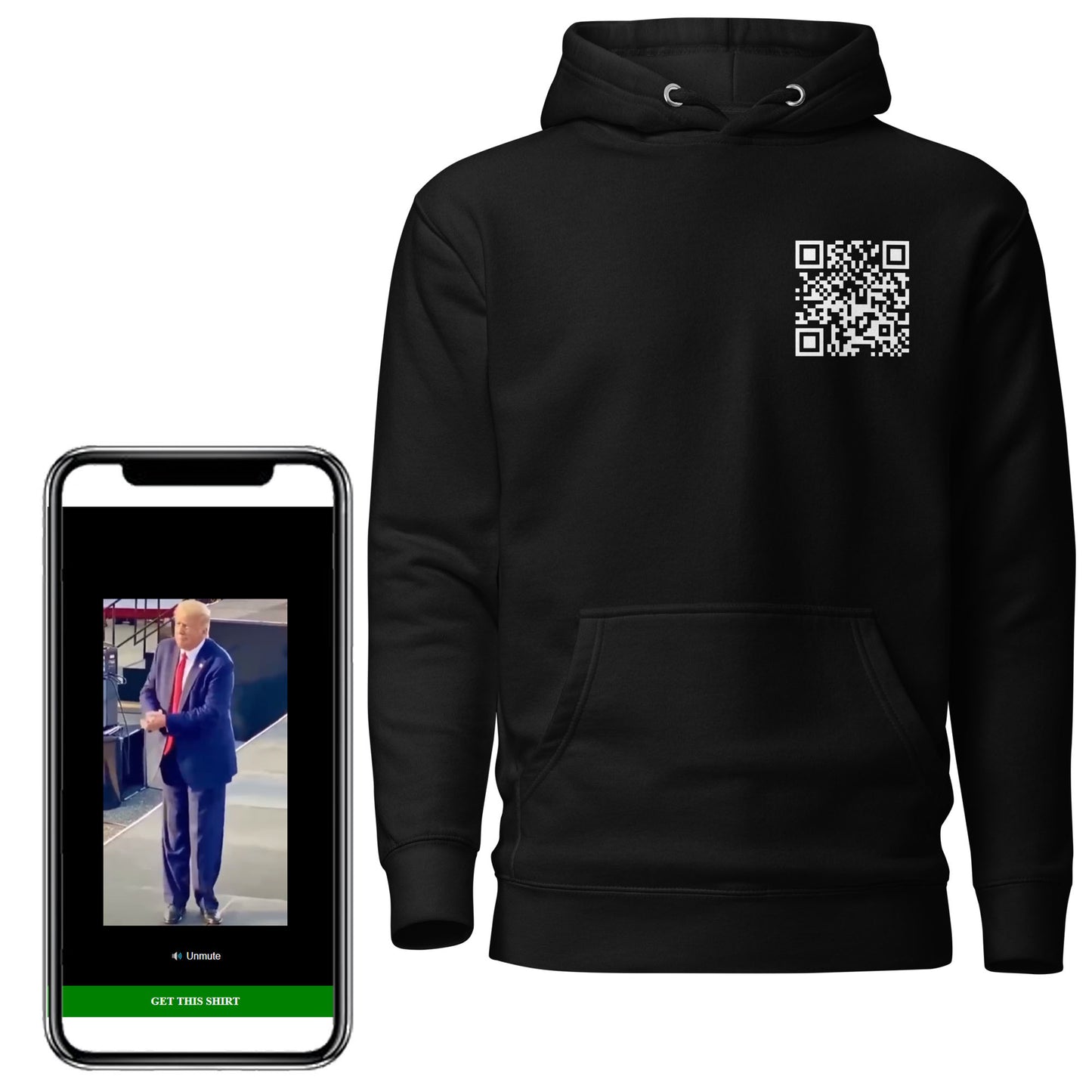 Trump YMCA Troll QR Sweatshirt