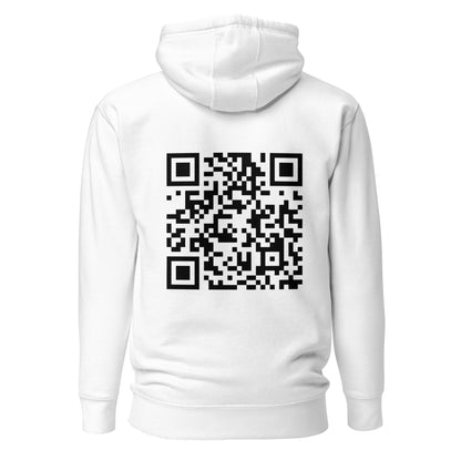 TRUMP WON BITCHES!!! QR Hoodie (Version 1.0)